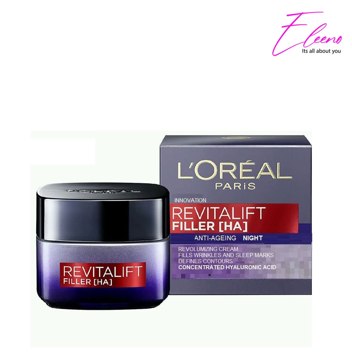 کرم ضد چروک شب لورئال مرطوب کننده قوی LOreal Revitalift Filler