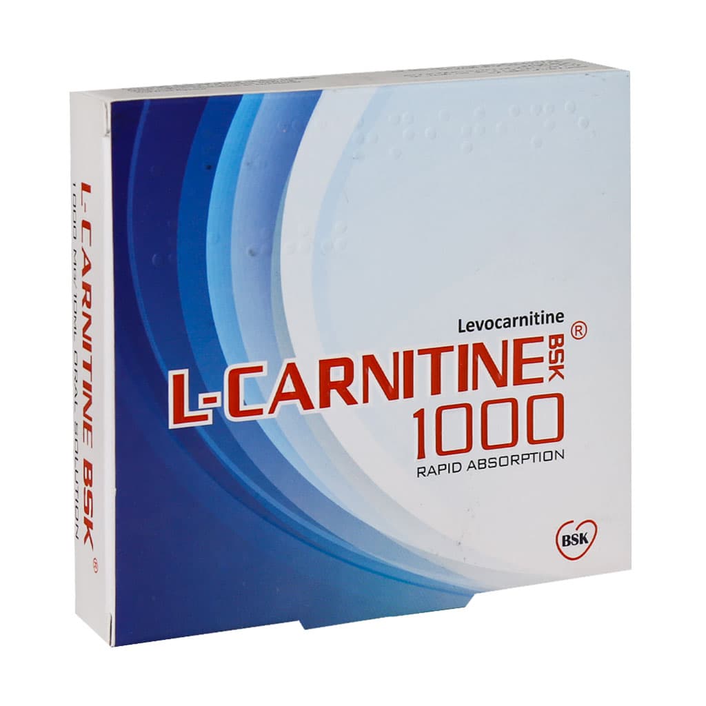 محلول خوراکی ال کارنیتین 1000 بی اس کی 10 عددی — تصویر ۲