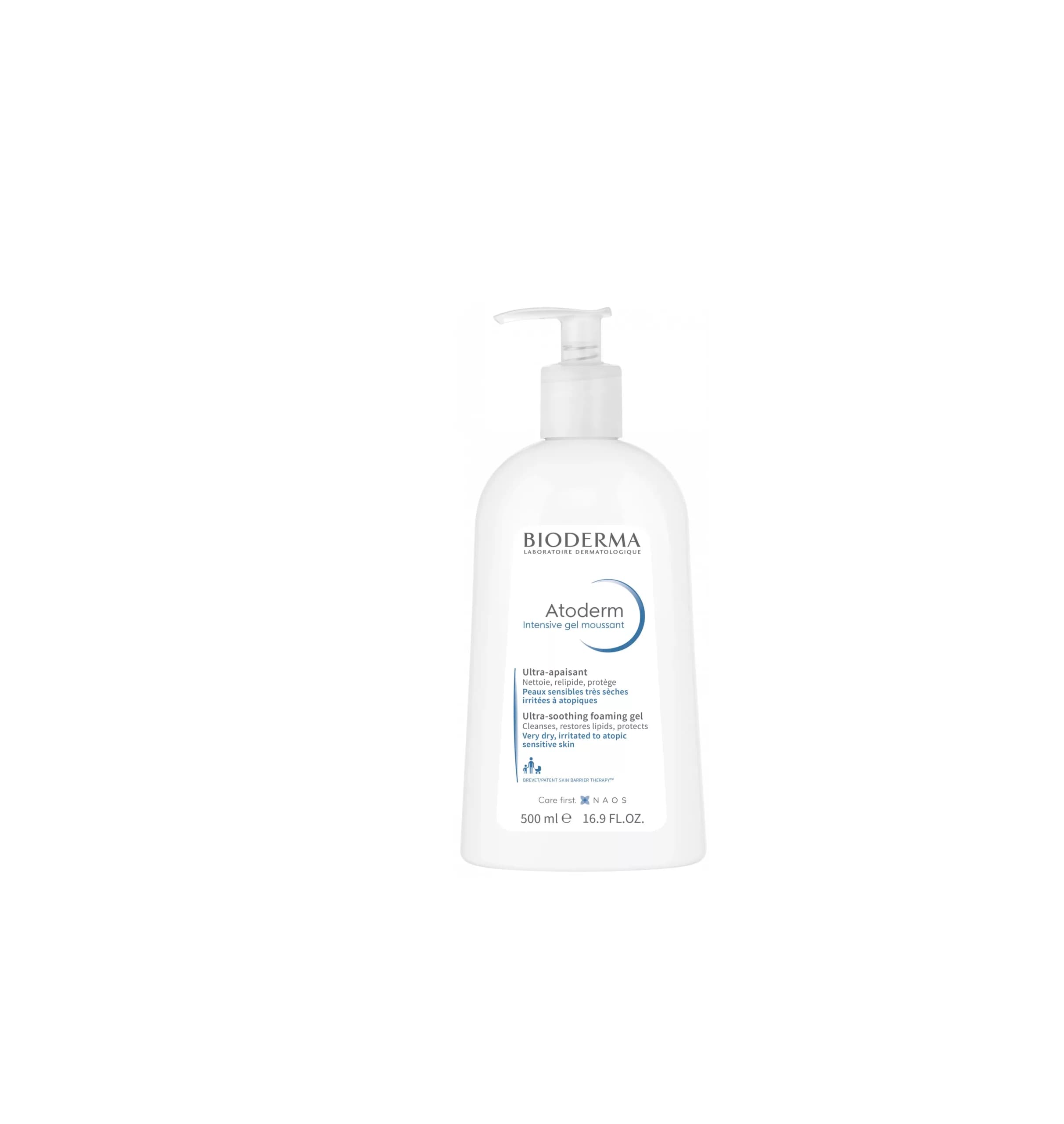 فومینگ ژل شستشو اتودرم موسانت 500 میل پمپی بایودرما Bioderma Gel Moussant Wash — تصویر ۲