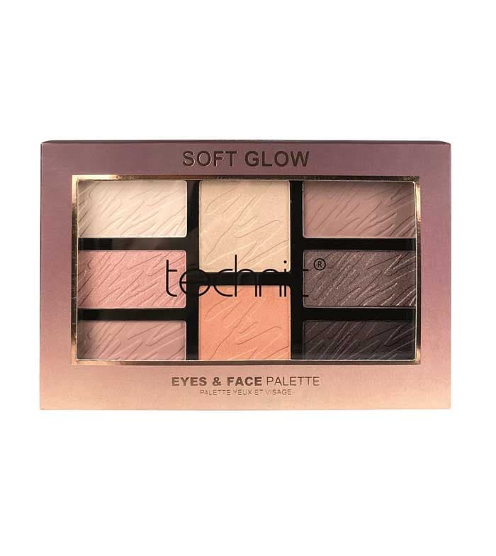پالت سایه چشم و صورت تکنیک Soft Glow