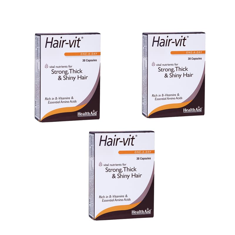 کپسول هیرویت هلث اید سه بسته 30 عددی