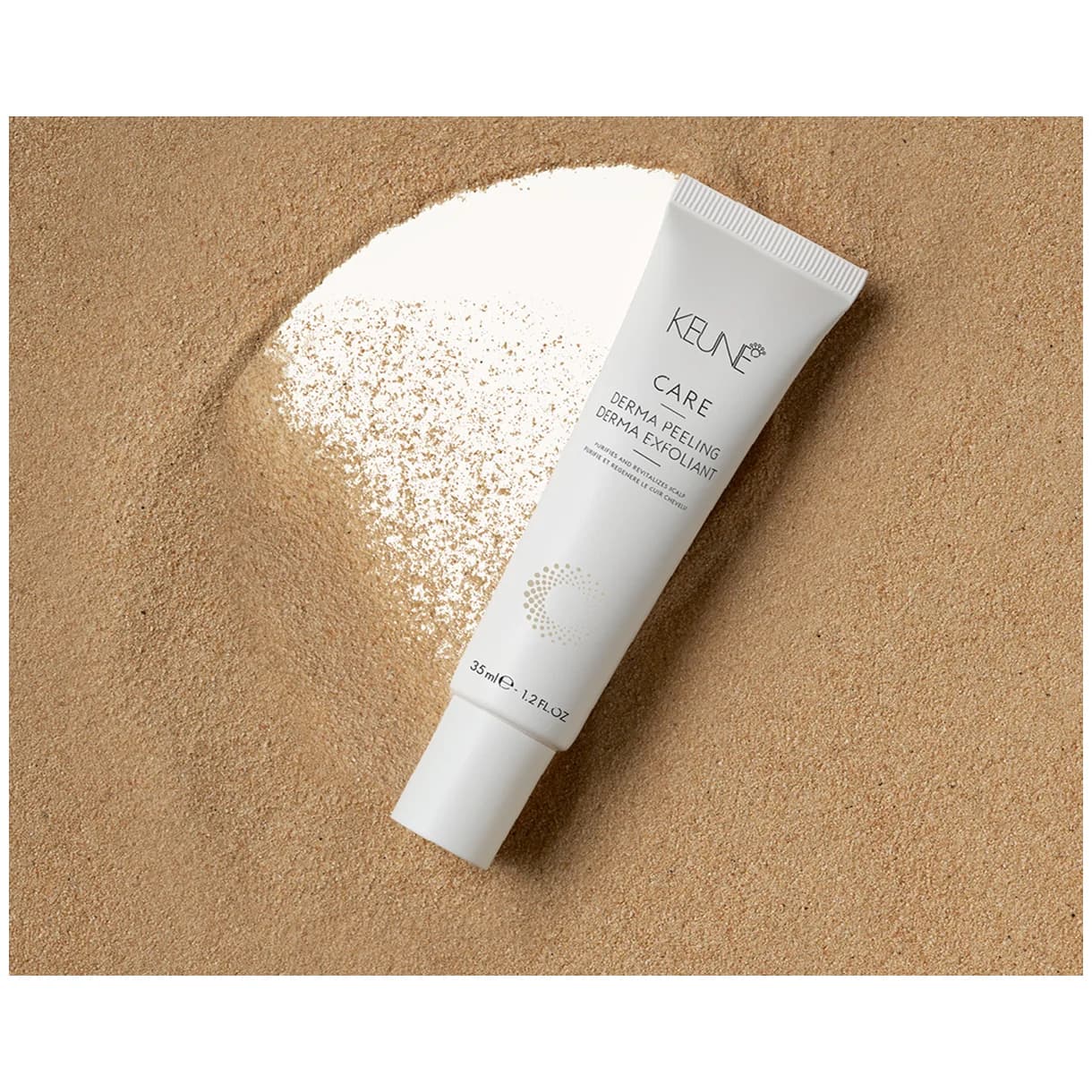 اسکراب کف سر کئون درمان کننده چربی keune derma peeling — تصویر ۲