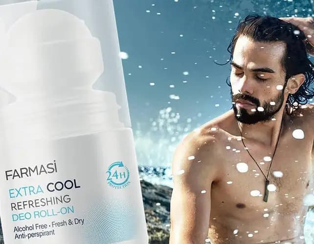 مام رولی ضد تعریق فارماسی مردانه Farmasi extra cool — تصویر ۲