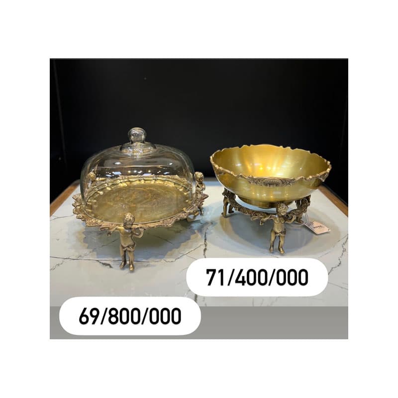 میوه خوری برنجی سه فرشته 23347 — تصویر ۳