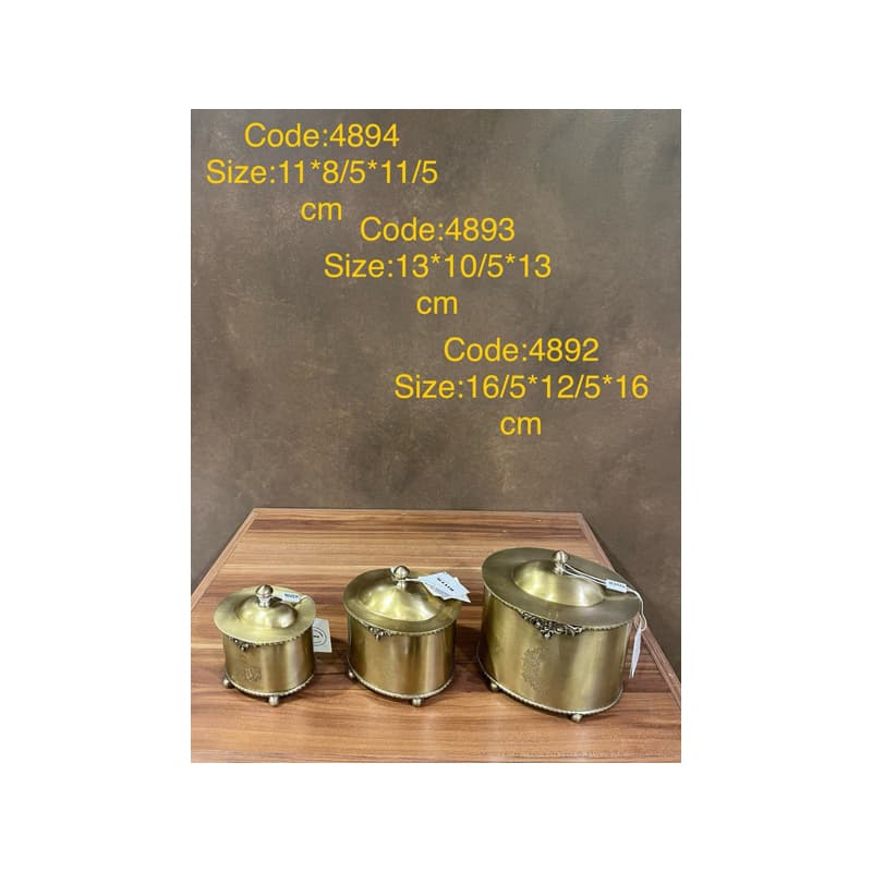 شکلات خوری برنجی 4894 — تصویر ۴