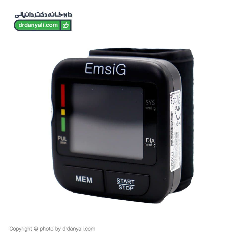 فشارسنج مچی دیجیتال BW25 امسیگ — تصویر ۲