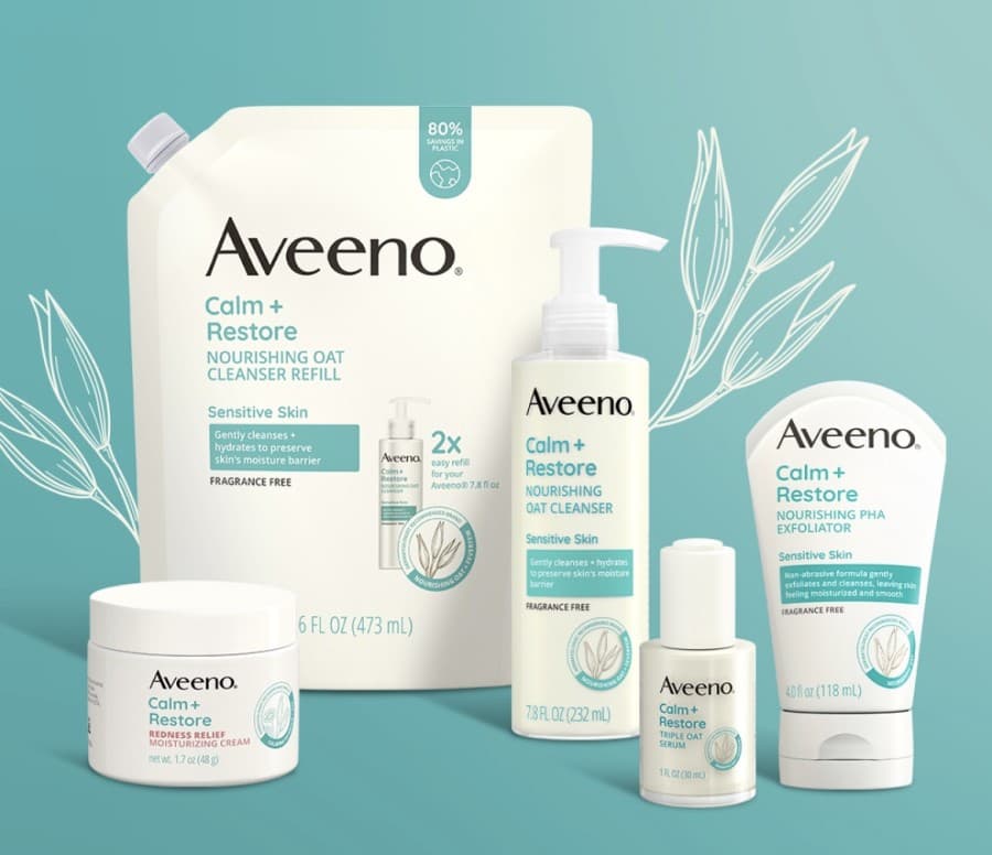 ژل مرطوب کننده اوینو تسکین دهنده Aveeno Calm Restore — تصویر ۲