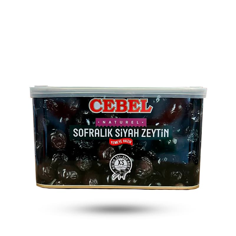 زیتون سیاه با هسته cebel جبل حجم 700 گرم