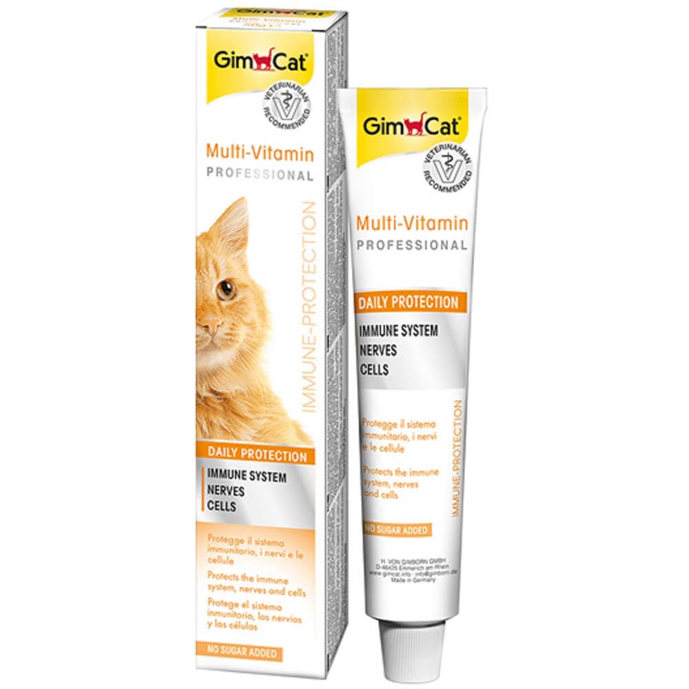 خمیر مولتی ویتامین گربه جیم کت مدل Multi Vitamin Professional — تصویر ۲