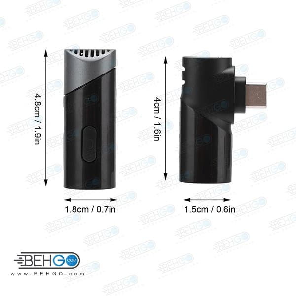 میکروفون یقه ای بیسیم گوشی موبایل تایپ سی مدل M6 Type C