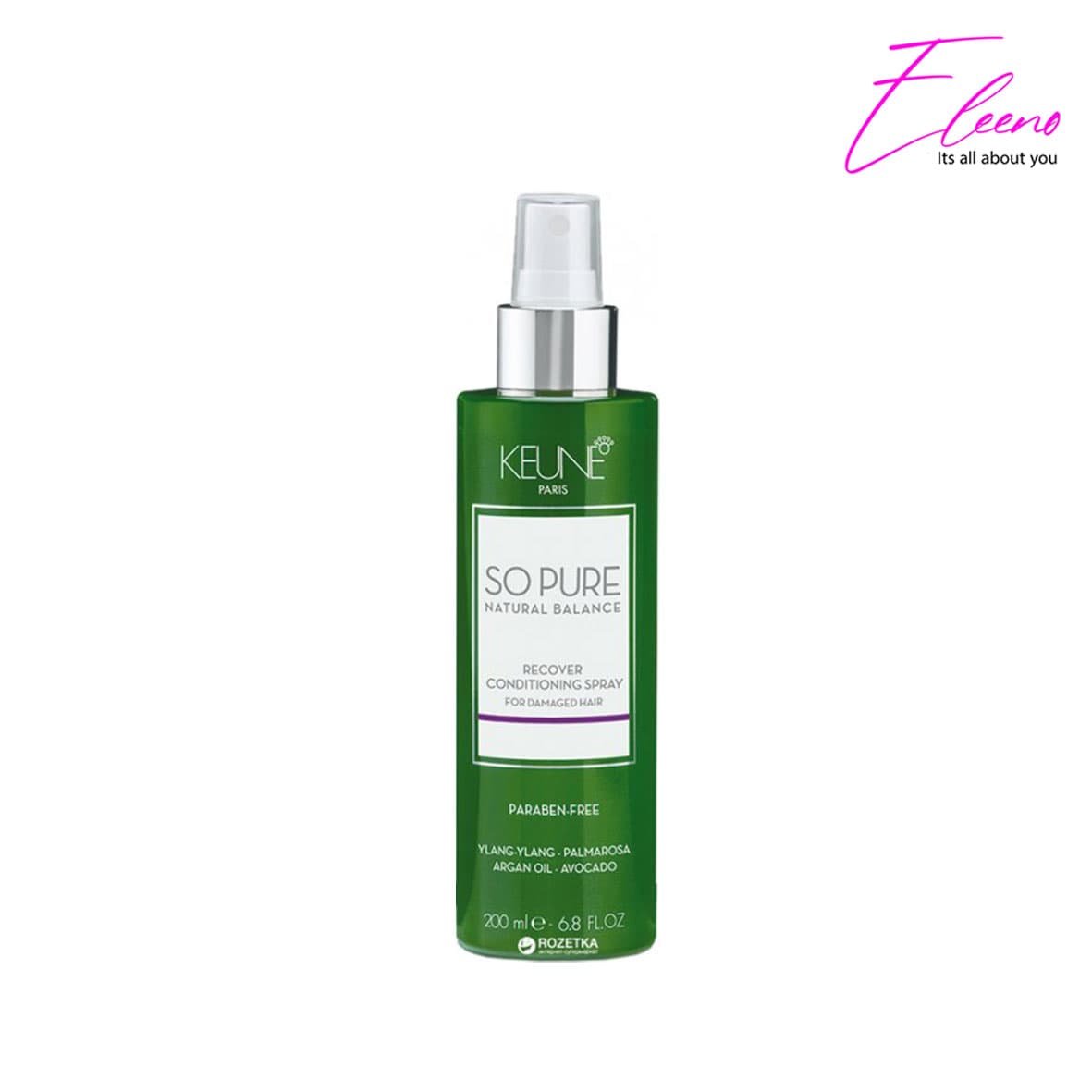 اسپری احیا کننده موی آسیب دیده کئون نرم کننده keune so pure recover spray