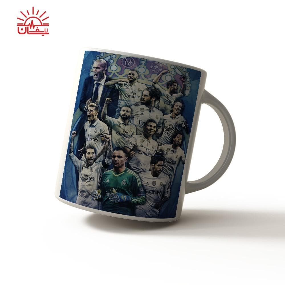 ماگ سفید رئال مادرید