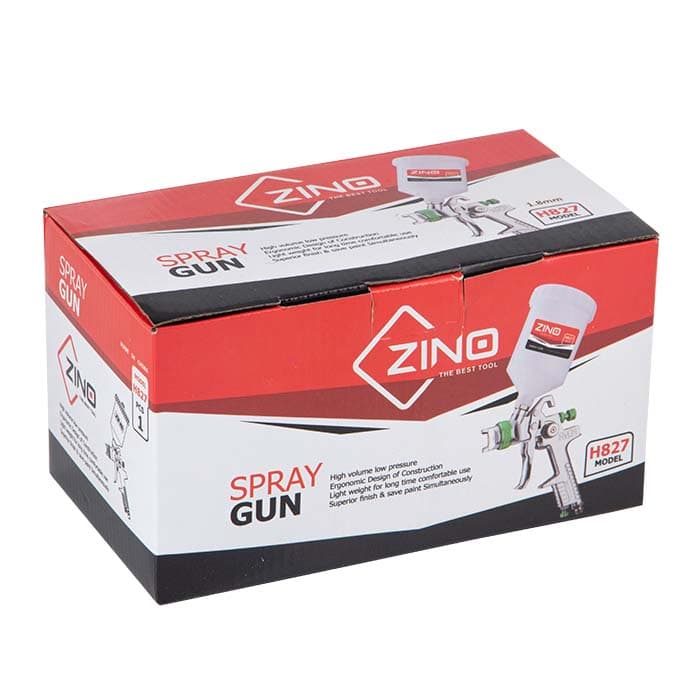 پیستوله سه تنظیم بادی 1.8 میلیمتر زینو مدل H827 — تصویر ۲