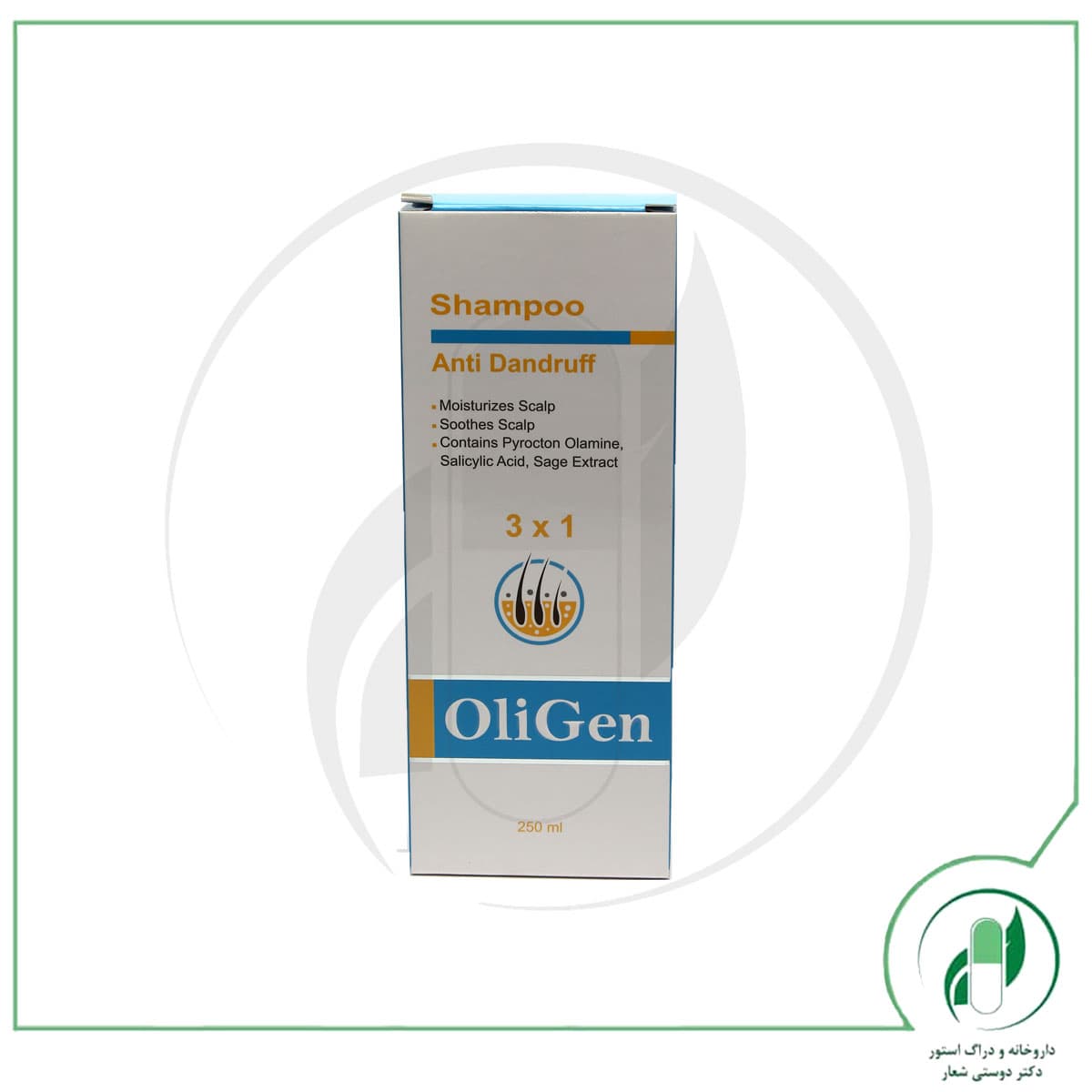 شامپوی مو ضد شوره الی ژن – oligen — تصویر ۲