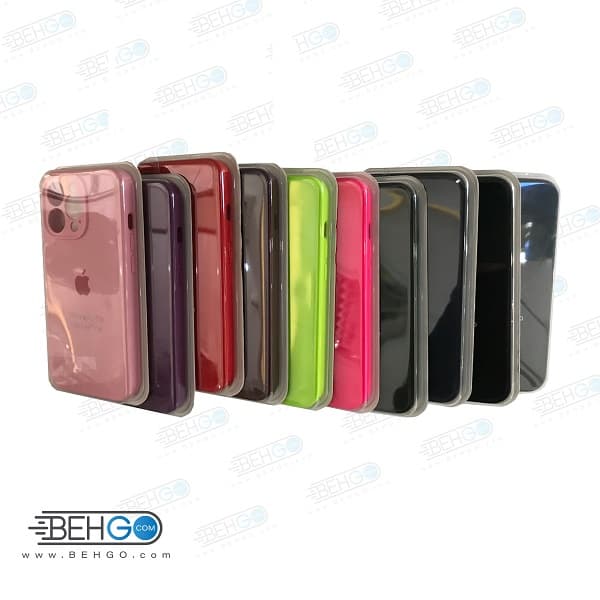 قاب ایفون 13 پرو کاور سیلیکونی اپل با محافظ لنز دوربین iPhone 13 pro