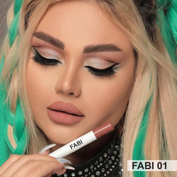 رژ لب مدادی 24 ساعته فابی شماره 01 — تصویر ۲