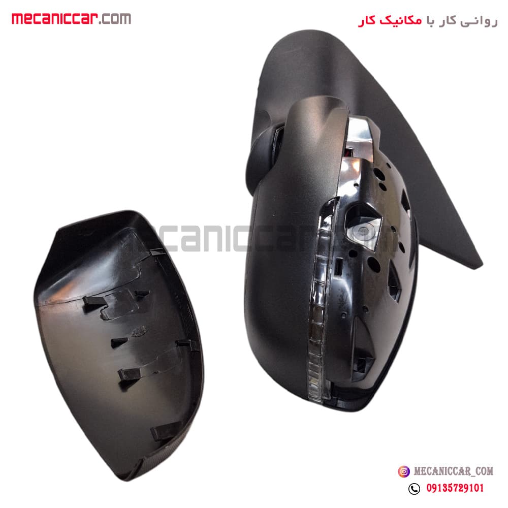 اینه کامل دستی چپ راهنمادار پژو 207 کاوج — تصویر ۲