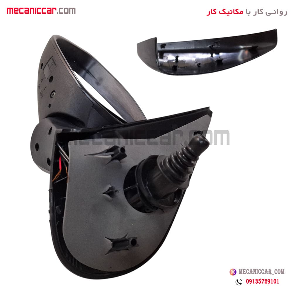 اینه کامل دستی چپ راهنمادار پژو 207 کاوج — تصویر ۴