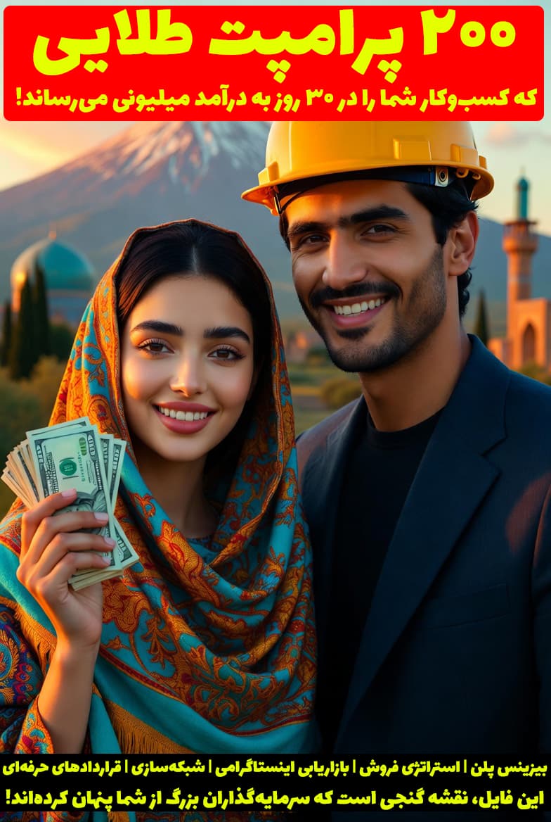 پک ۲۰۰ پرامپت طلایی؛ تولید محتوا و ایده‌پردازی با هوش مصنوعی