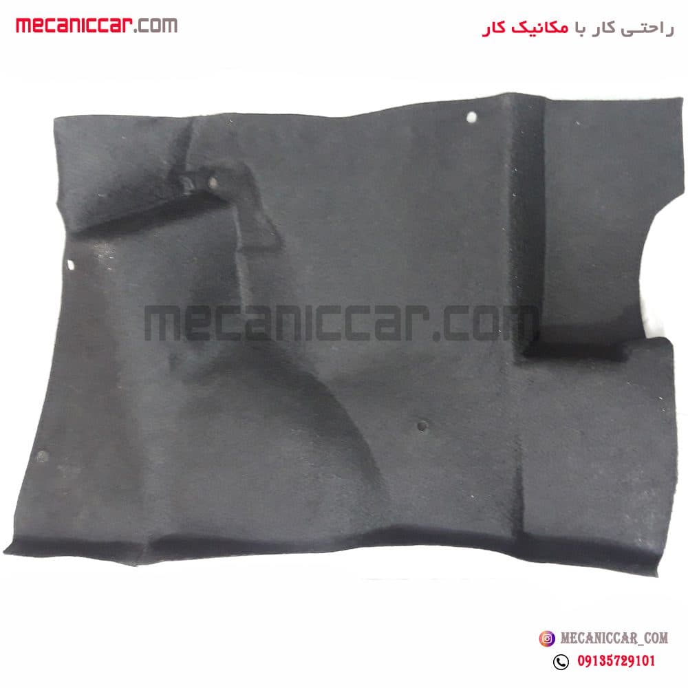 موکت (نمدی) روی گلگیر صندوق عقب راست پراید صندوق دار — تصویر ۲