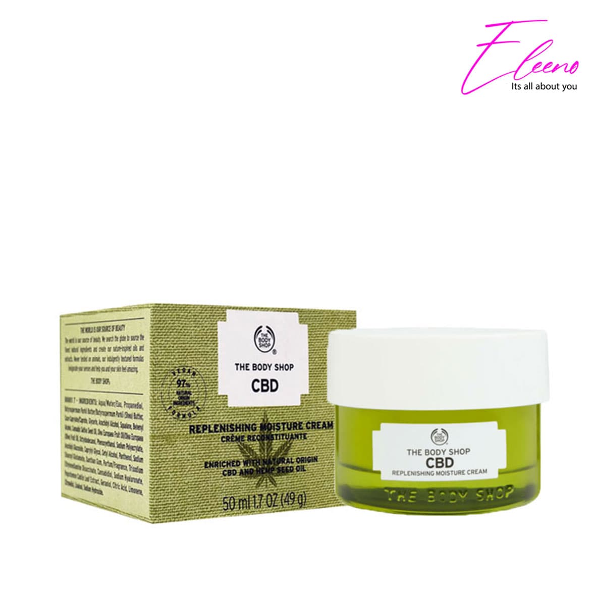 کرم مرطوب کننده بادی شاپ The Body Shop cbd replenishing