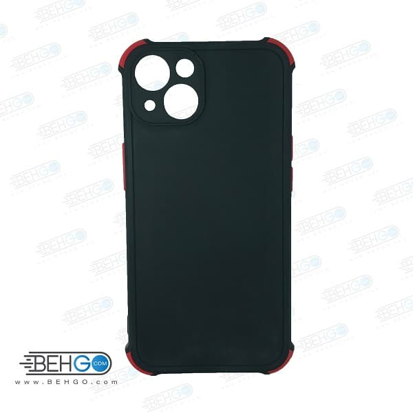 قاب ایفون 13 کاور مدل دکمه رنگی اپل با محافظ لنز دوربین گوشی iPhone 13