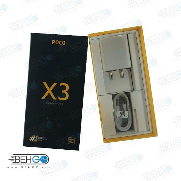 شاژرر 33 واتی توربو شارژر شیائومی مدل MDY-11-EM اصلی 100 درصد اورجینال سرجعبه با کابل تایپ سی Poco X3