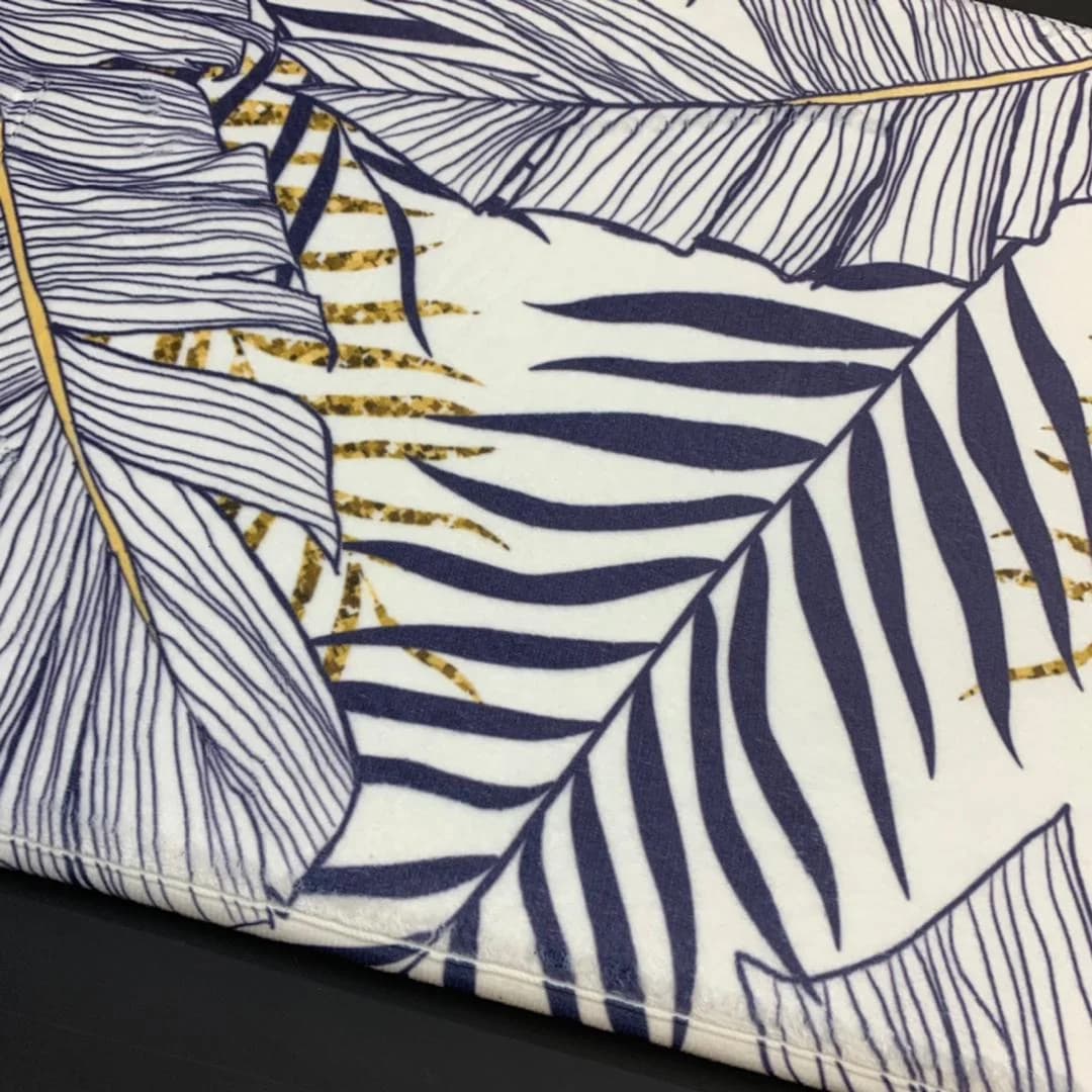 پادری طرح LEAVES سایز 60×40 سانتیمتر کد ۵۰۸ — تصویر ۴