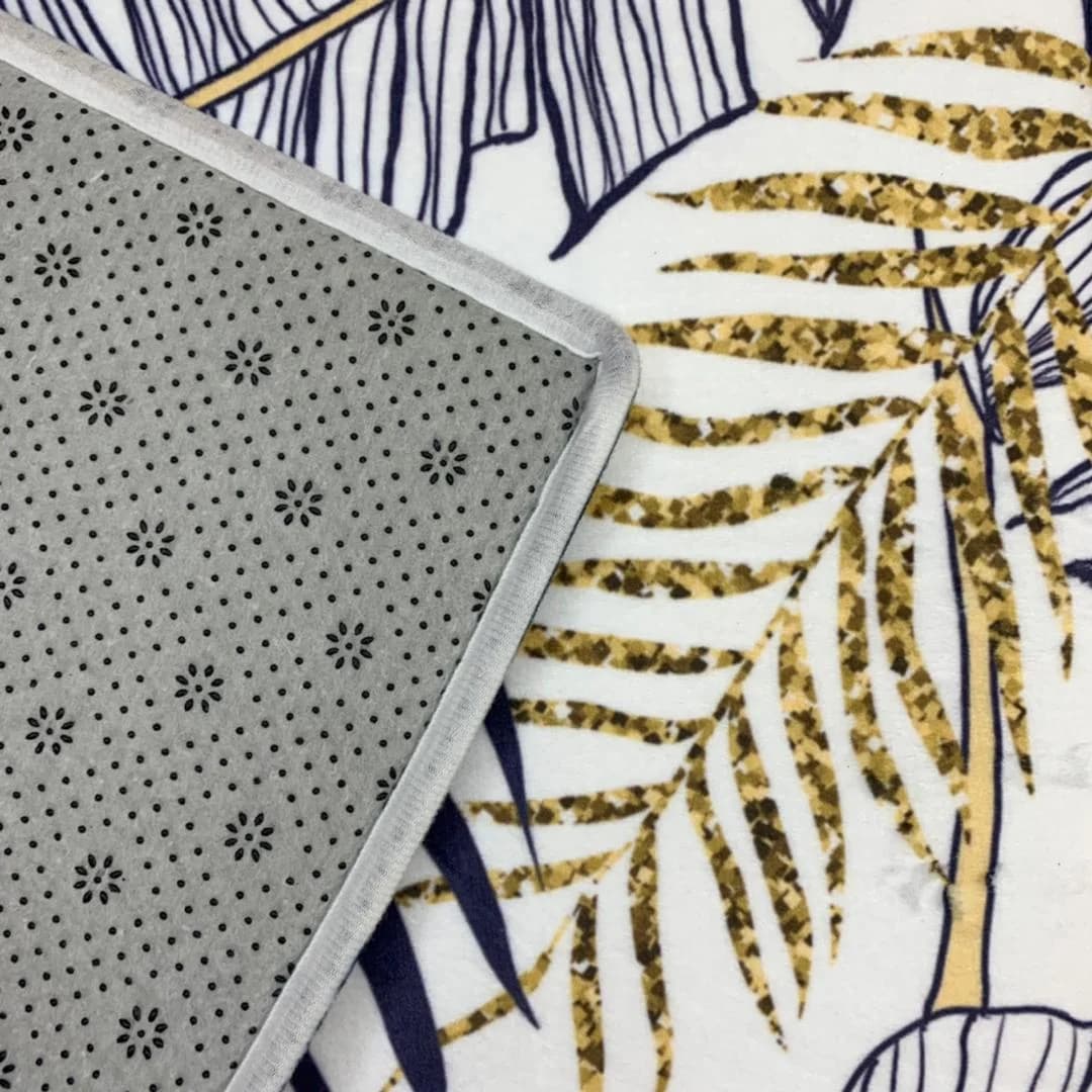 پادری طرح LEAVES سایز 60×40 سانتیمتر کد ۵۰۸ — تصویر ۳