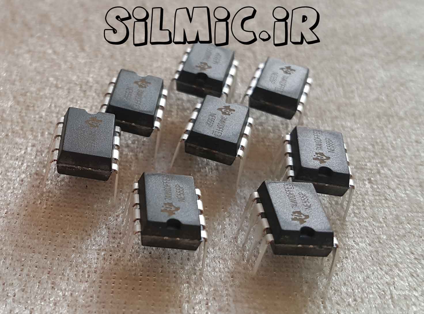 آی سی تایمر NE555 ساخت Texas Instruments مولد موج مربعی با دقت بالا — تصویر ۲