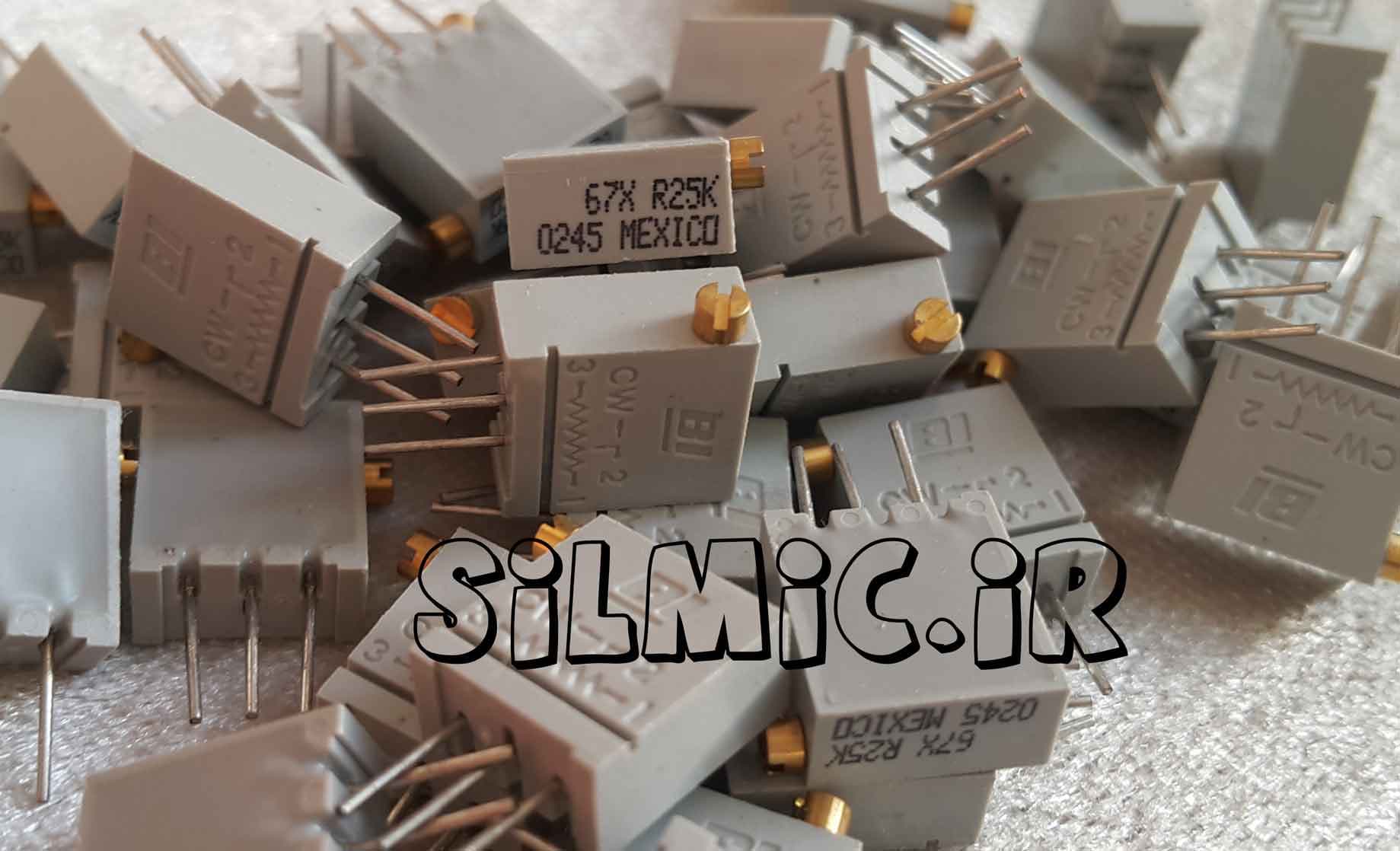 پتانسیومتر 25 کیلو اهم BI ساخت و تولید شده در مکزیکو آمریکا با بالاترین کیفیت — تصویر ۲
