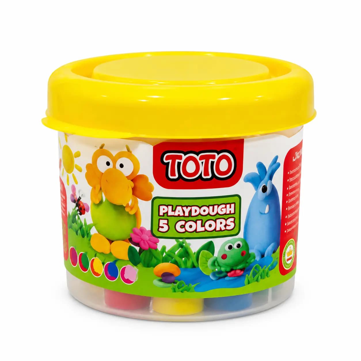 خمیر بازی ۵ رنگ توتو TOTO