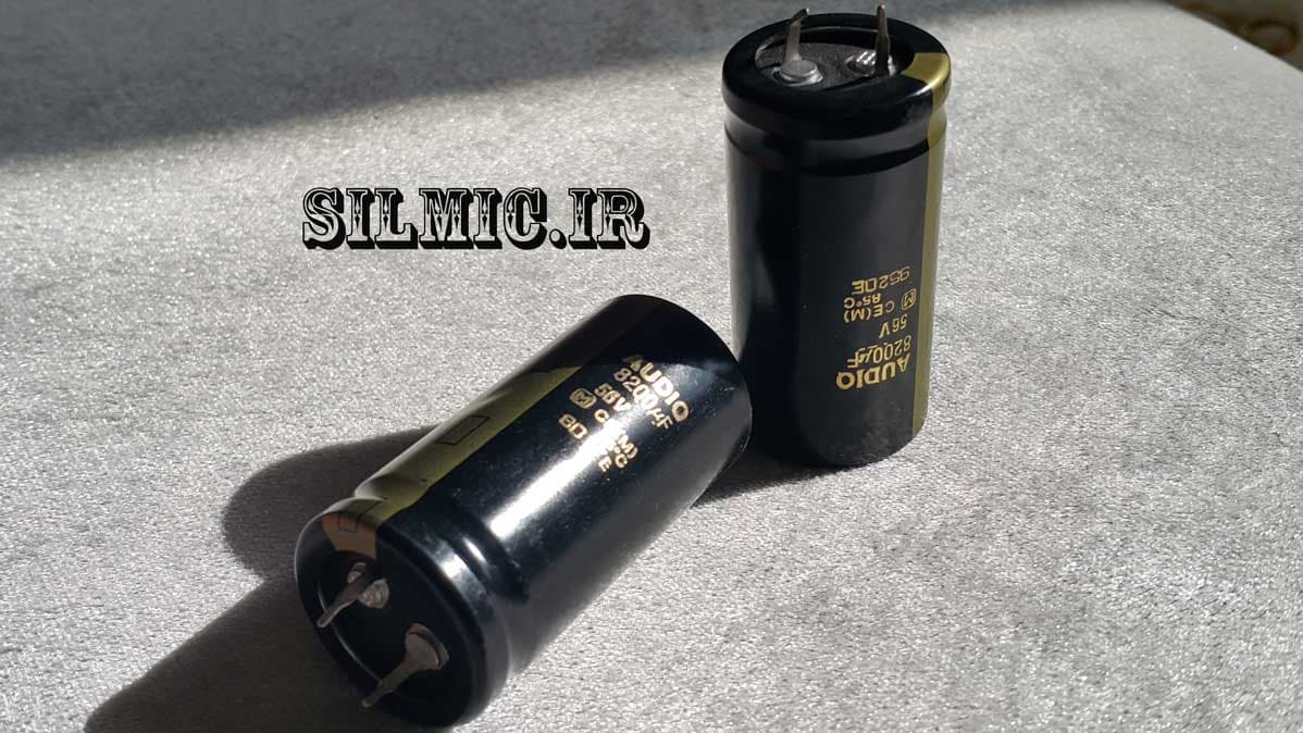 خازن های گرید الکترولیتی 8200 میکرو فاراد 56 ولت آدیو پاناسونیک LOW ESR — تصویر ۲