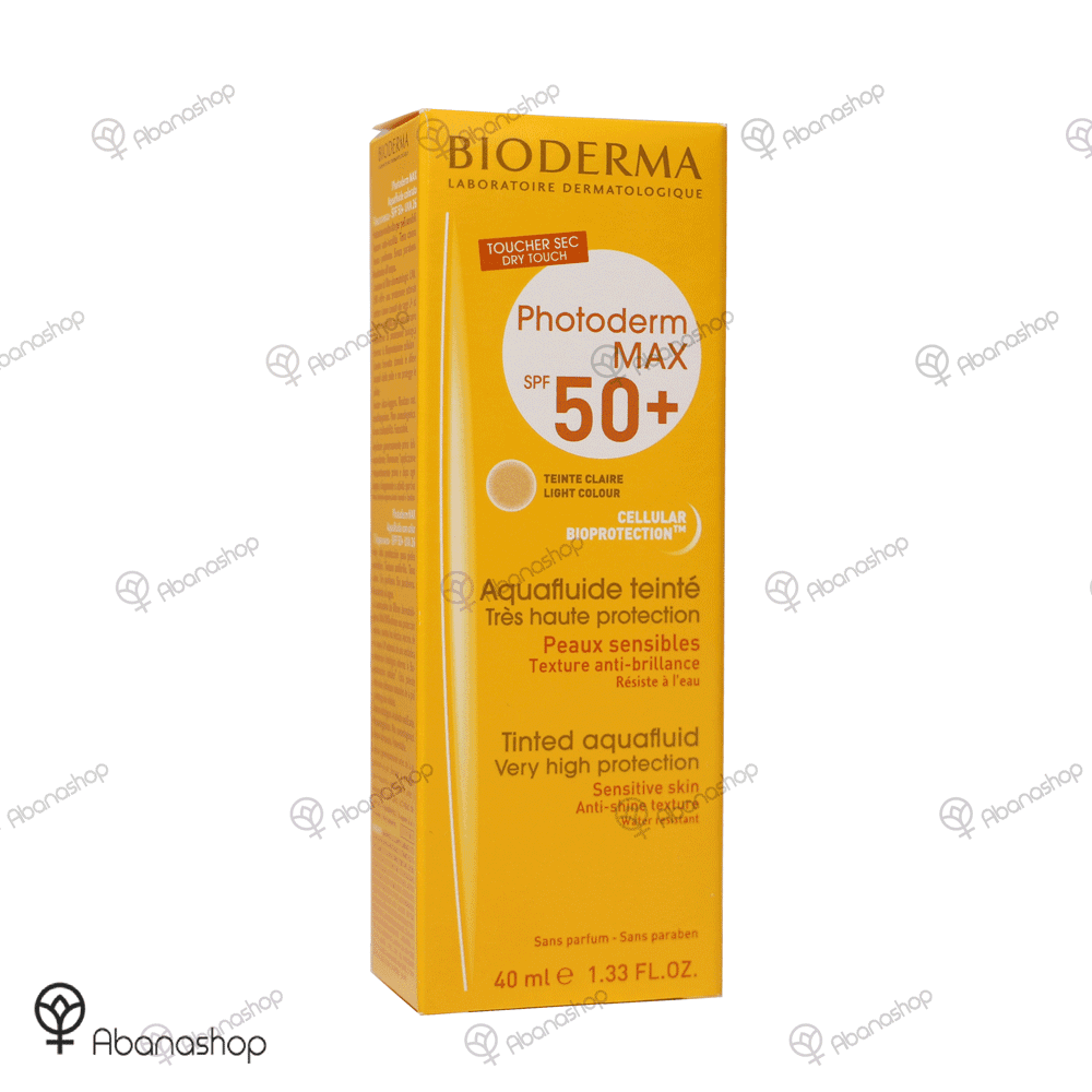 ضد آفتاب فتودرم مکس آکوا فلوئید SPF 50 بایودرما ( بژ روشن ) BIODERMA — تصویر ۳
