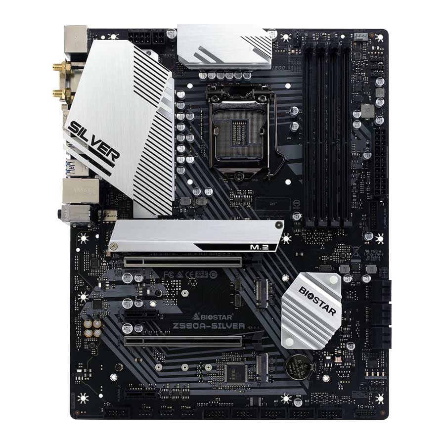 مادربرد بایوستار مدل Z590A-SILVER DDR4 — تصویر ۲