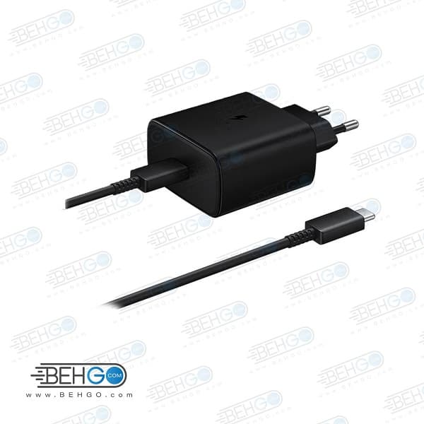 آداپتور فست شارژ تایپ سی سامسونگ ۴۵ وات 45W PD