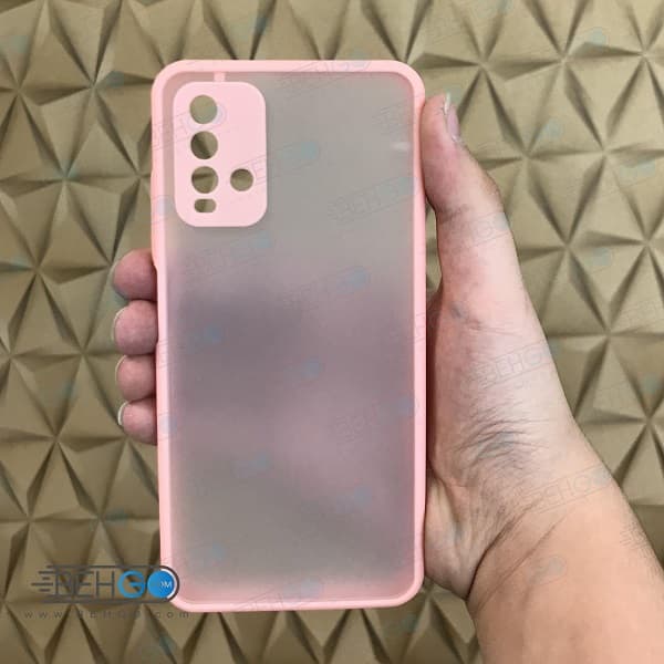 قاب Redmi 9T کاور محافظ ردمی 9 تی گارد مدل پشت مات اصلی با برجستگی لنز دوربین دور سیلیکونی گوشی شیائومی Redmi 9T — تصویر ۳