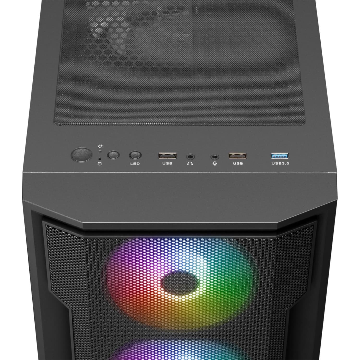 کیس گیم دیاس ATHENA M6 Lite Black — تصویر ۷