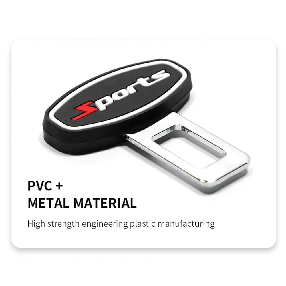 قطع کننده بوق هشدار کمربند خودرو PVC مدل Sports — تصویر ۵