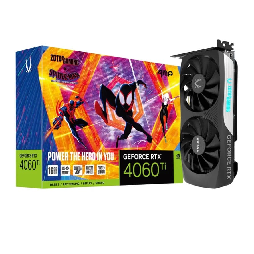 کارت گرافیک زوتک GeForce RTX 4060 TI 16GB AMP SPIDER-MAN — تصویر ۸