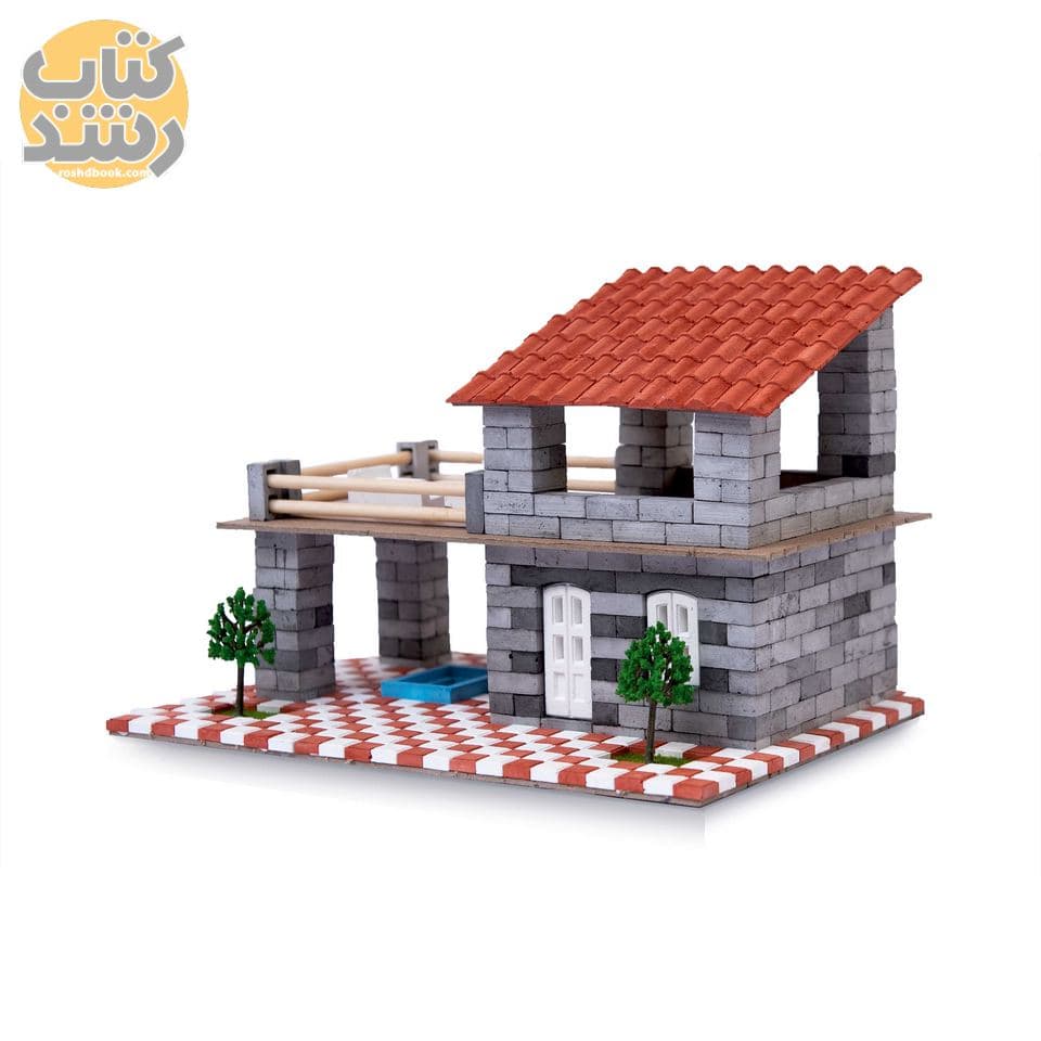 ساختنی آجر مینیاتوری اشل ESHEL مدل ویلای تابستانی — تصویر ۴