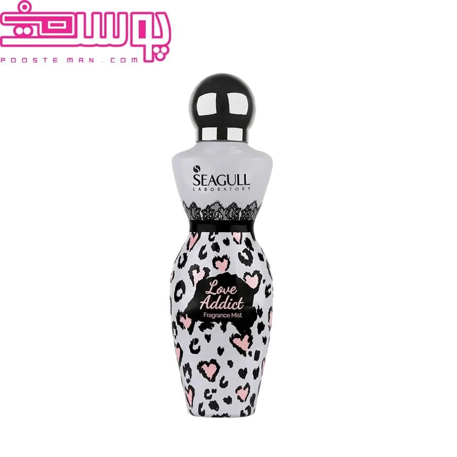 اسپری خوشبو کننده love addict طرح بدن سی گل 250 میلی لیتر