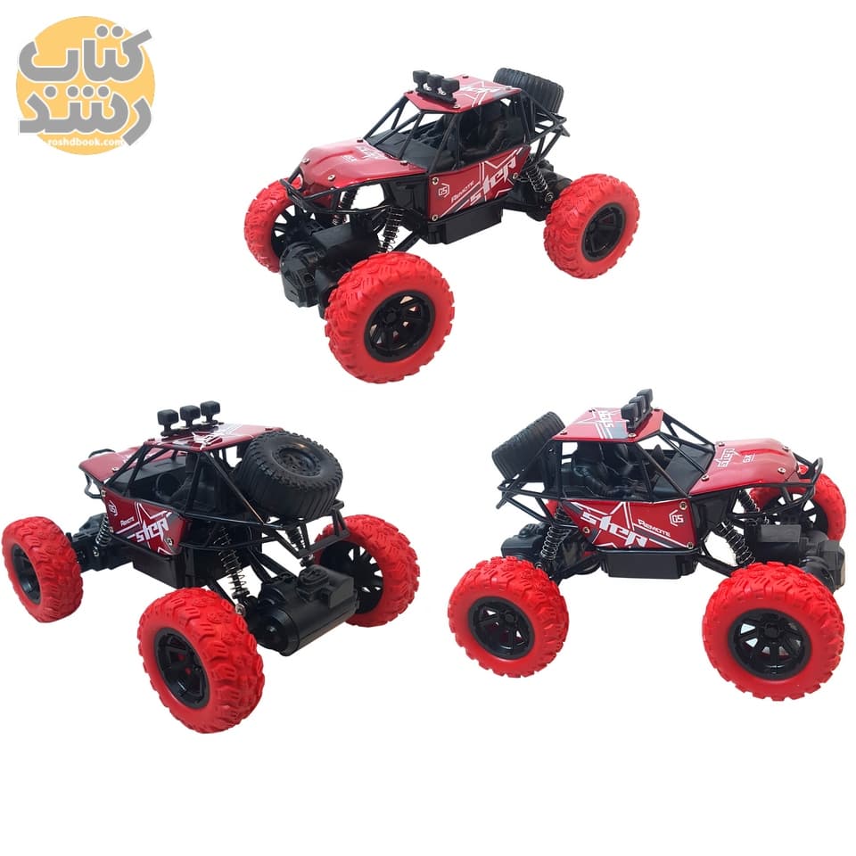 اسباب بازی ماشین کنترلی آفرود چرخ بادی مدل ROCK EXPLORER — تصویر ۳