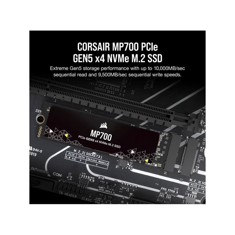 اس اس دی کورسیر MP700 PCIe 5.0(Gen 5)x4 1TB — تصویر ۲
