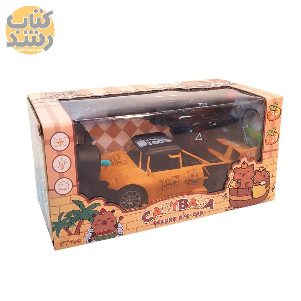 اسباب بازی ماشین کنترلی با سکوی پرتاب تیر طرح کاپی بارا CAPY BARA — تصویر ۲
