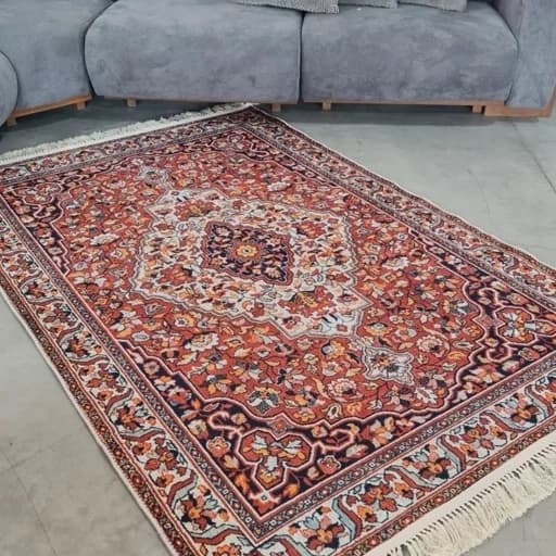 فرش ماشینی چاپی | فرشینه مخمل سنتی لاکی ضد پرز h160 (پس کرایه)