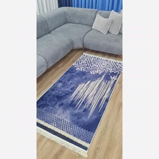 فرش ماشینی چاپی | فرشینه مدرن هازان ترک (پس کرایه) — تصویر ۴