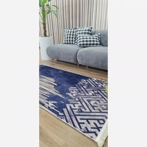 فرش ماشینی چاپی | فرشینه مدرن هازان ترک (پس کرایه) — تصویر ۷