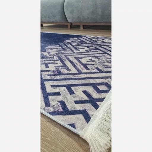 فرش ماشینی چاپی | فرشینه مدرن هازان ترک (پس کرایه) — تصویر ۸