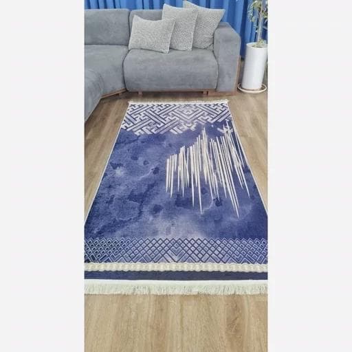 فرش ماشینی چاپی | فرشینه مدرن هازان ترک (پس کرایه) — تصویر ۳